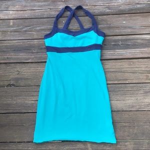 Xhilaration 🐾 green & navy mini dress